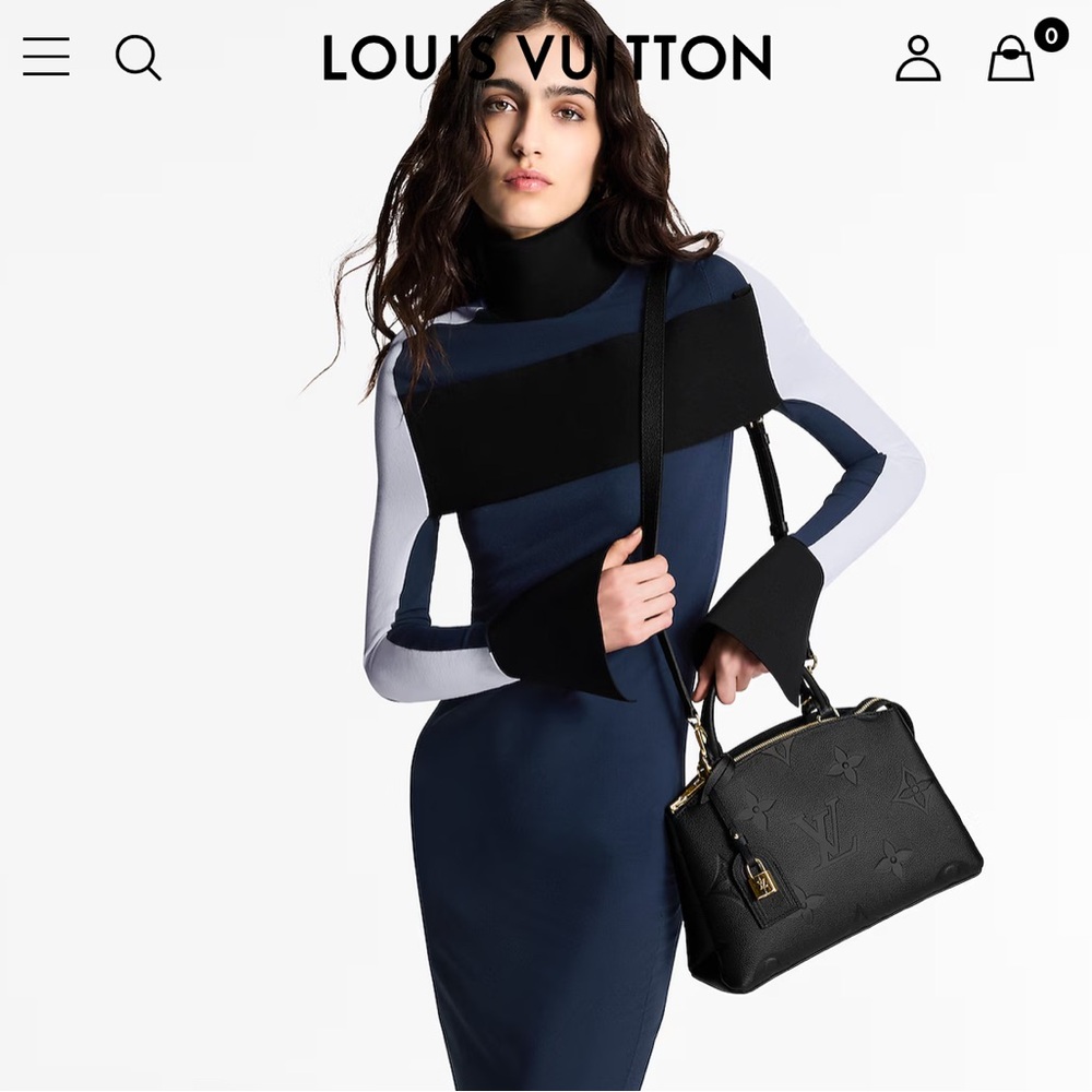 LOUIS VUITTON PETIT PALAIS Handbag (Noir) - Picture 4 of 14